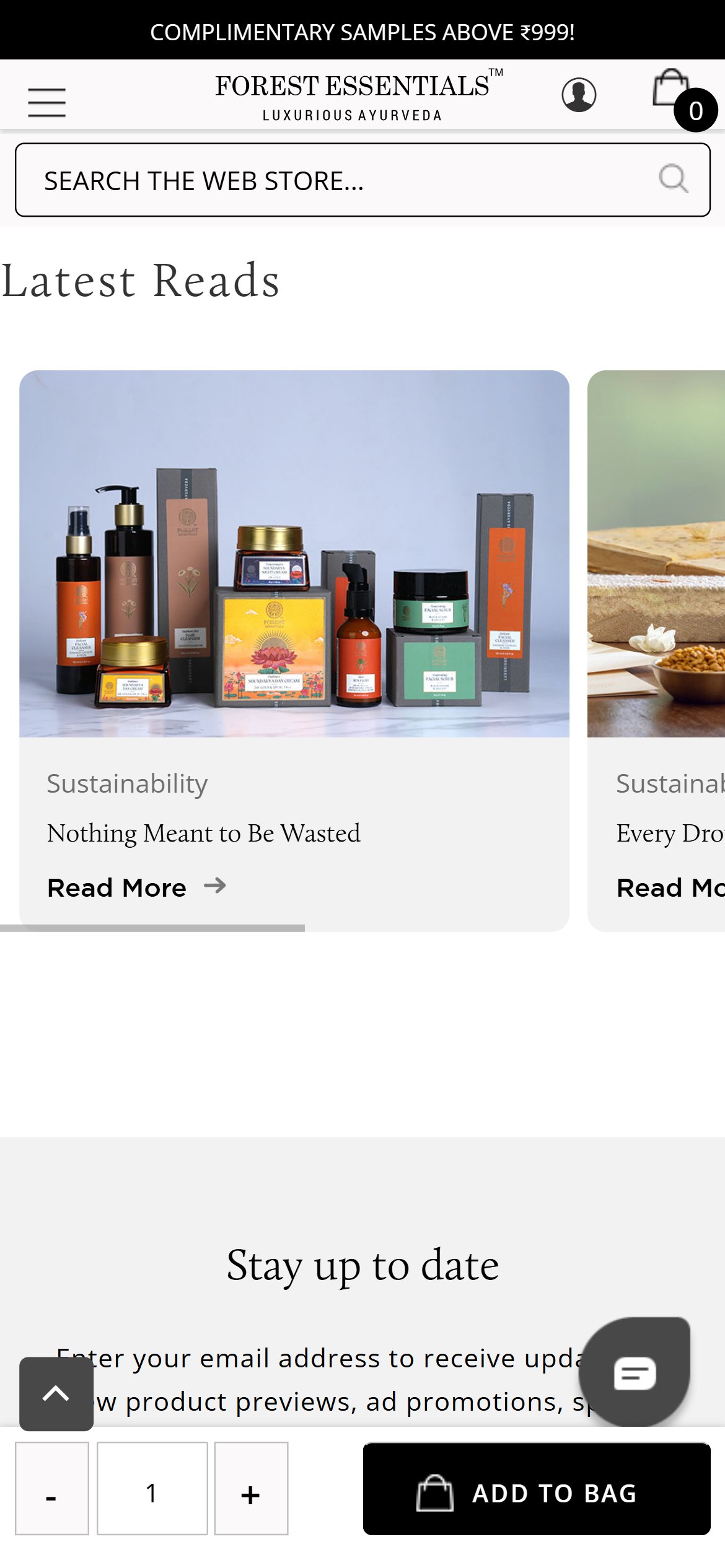 Forest Essentials â€” Mobile