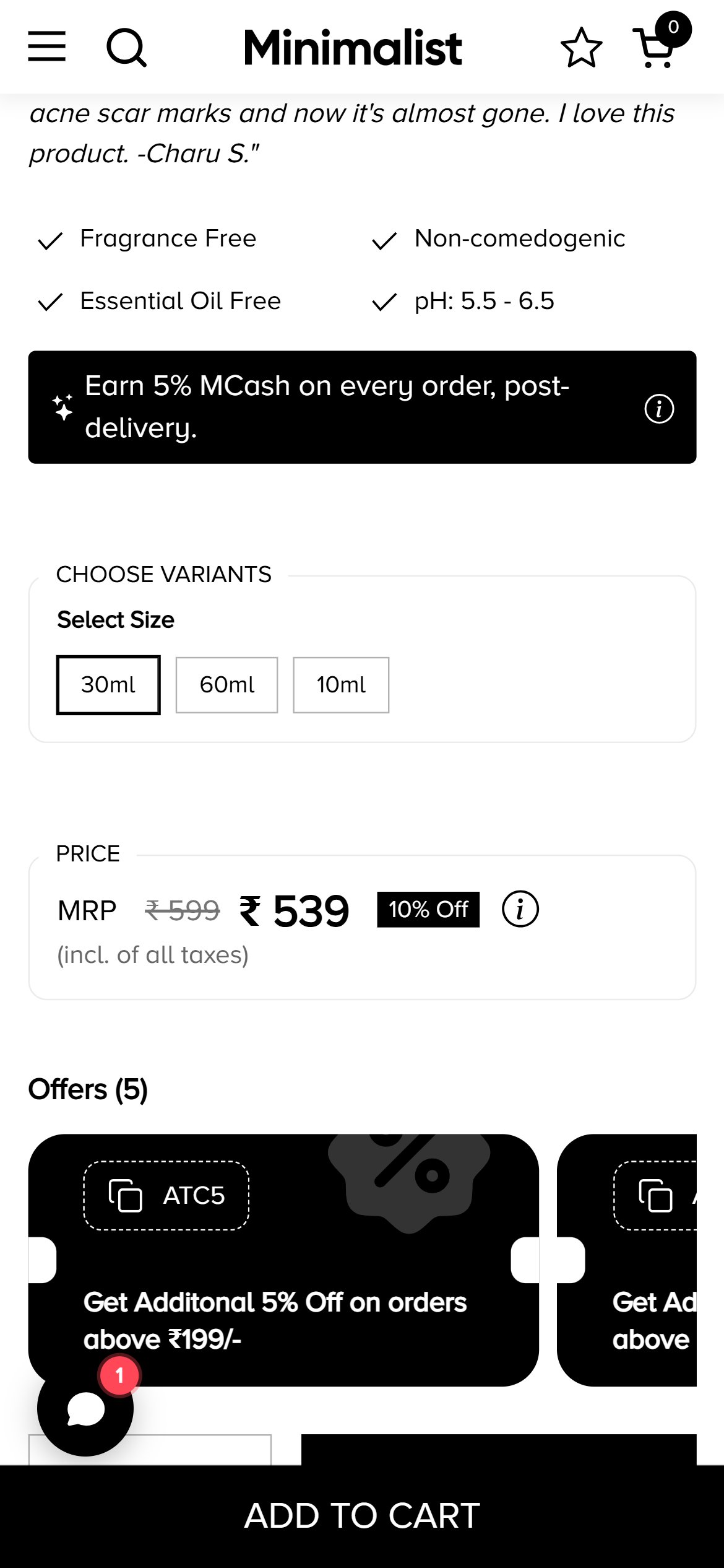 Minimalist â€” Mobile