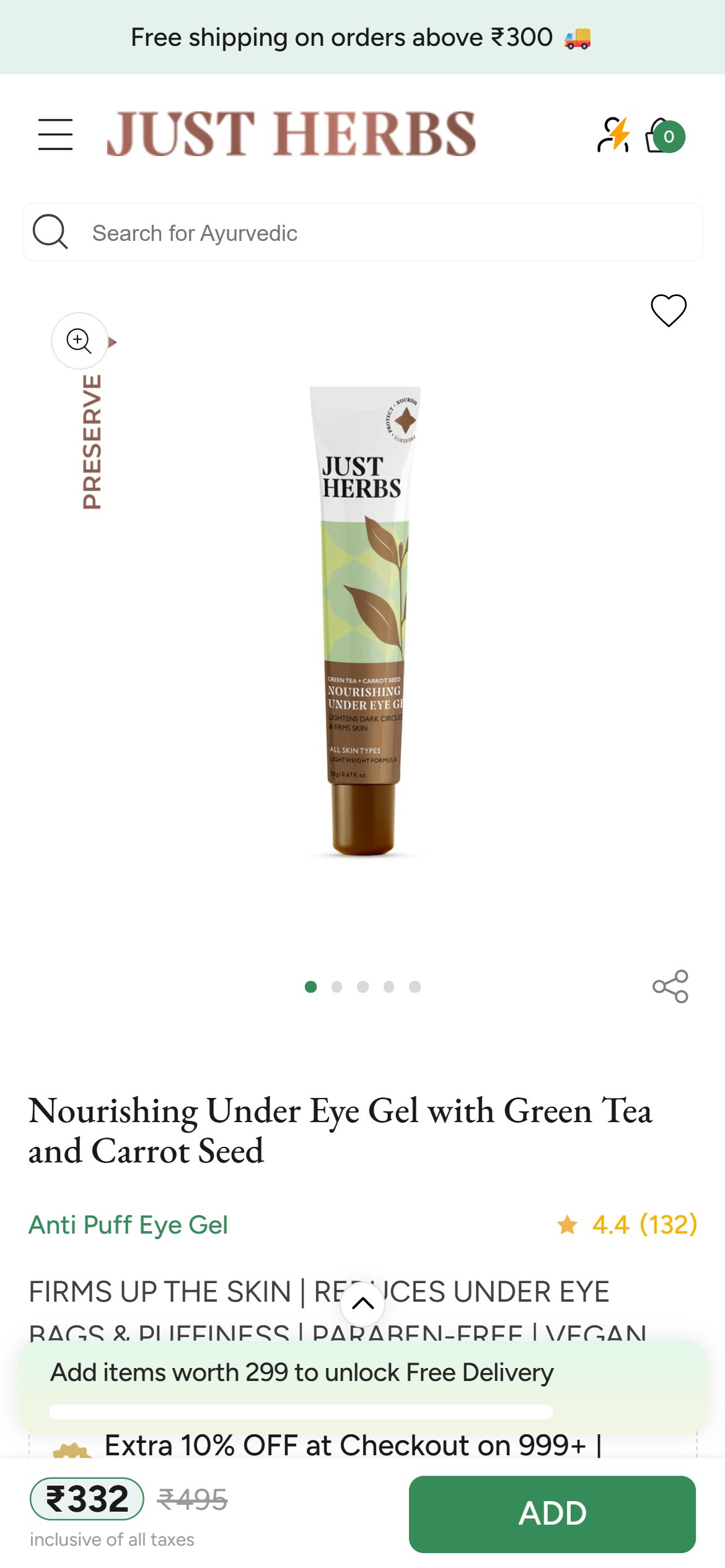 Just Herbs — Mobile